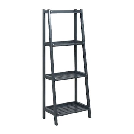Dunnsville 4-Tier Ladder Shelf - Graphite